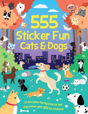 555 מדבקות כלבים וחתולים