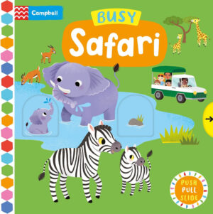 ספר משחק הזזה ספארי Busy Safari